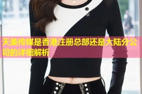 天美传媒是香港注册总部还是大陆分公司的详细解析