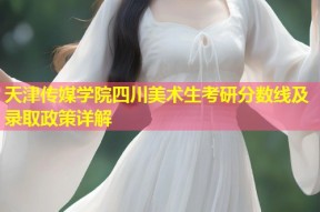 天津传媒学院四川美术生考研分数线及录取政策详解