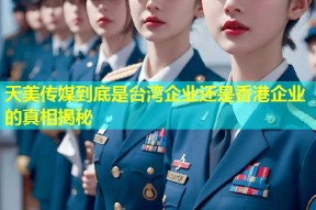 天美传媒到底是台湾企业还是香港企业的真相揭秘