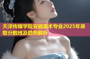 天津传媒学院安徽美术专业2025年录取分数线及趋势解析